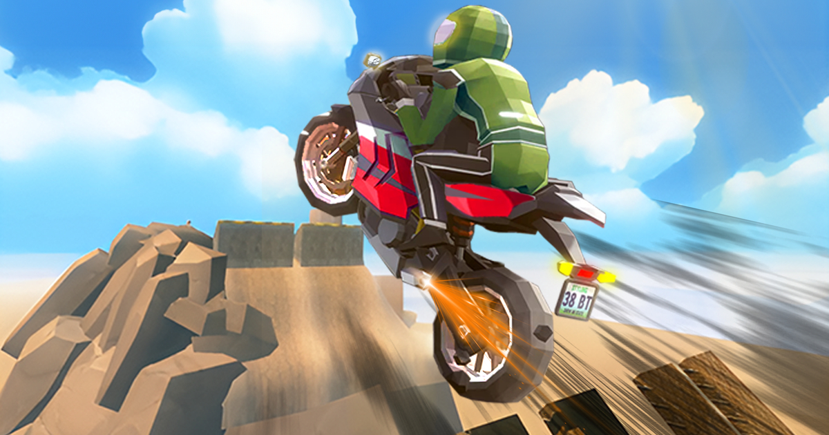 Cartoon Moto Stunt Cover