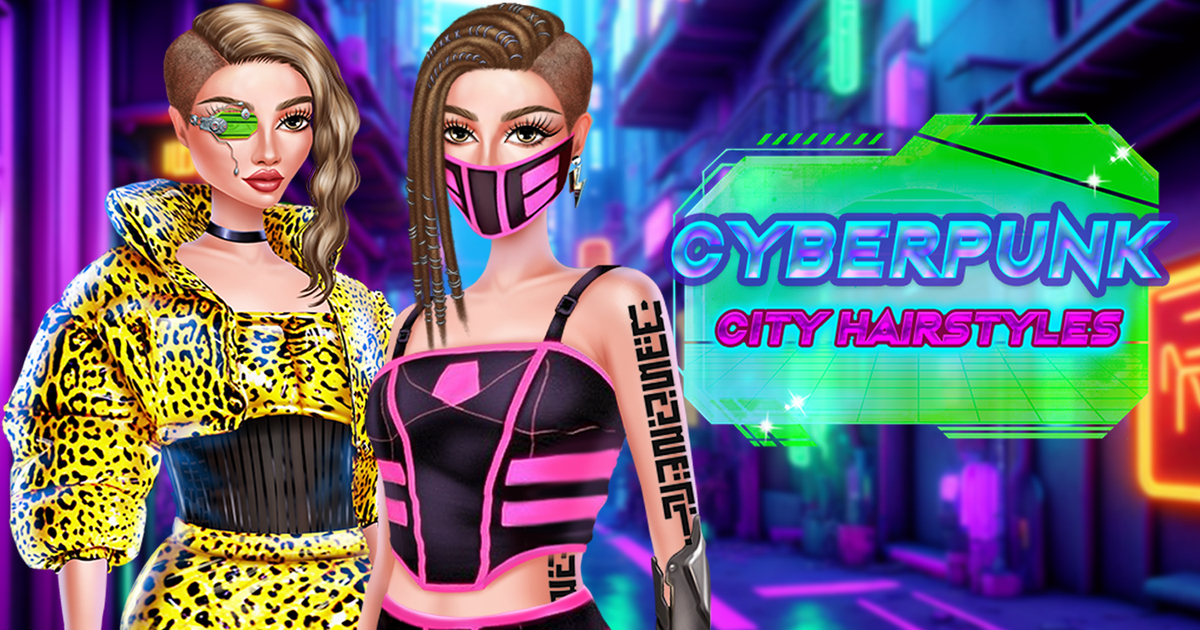 Cyberpunk City Hairstyles Cover